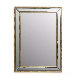 Kirklands Home Antique Brass Bamboo Wall Mirror