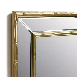 Kirklands Home Antique Brass Bamboo Wall Mirror