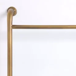 New Kirklands Home Antique Brass Metal Wall Ladder Gold