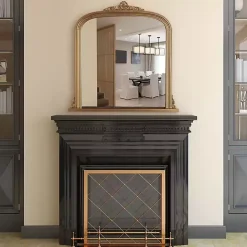 Discount Kirklands Home Antique Brass Ornate Filigree Mirror