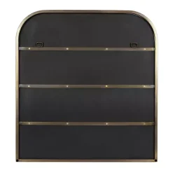 Best Kirklands Home Antique Brass Wide Arch Wall Mirror Gold