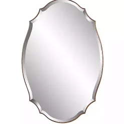 Clearance Kirklands Home Antique Bronze Curved Wall Mirror