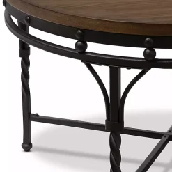 Online Kirklands Home Antique Bronze Round Coffee Table