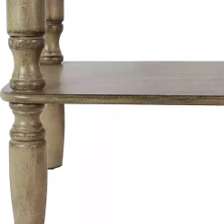 Outlet Kirklands Home Antique Rectangular Console Table Brown