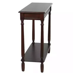 Outlet Kirklands Home Antique Wood Rachel Console Table Brown