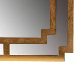 Discount Kirklands Home Antique Gold Geometric Overlay Wall Mirror