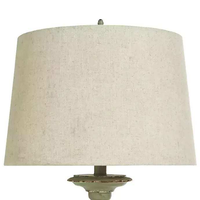 Hot Kirklands Home Antique Bourgault Floor Lamp Green