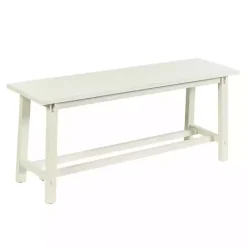 Clearance Kirklands Home Antique Wood Noah Bench White