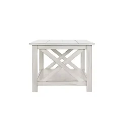 Online Kirklands Home Antique washed Wood Coffee Table White