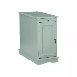 Clearance Kirklands Home Aqua Accent Table with Charging Station Blue