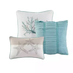 Best Kirklands Home Aqua Coastal 7-pc. Queen Comforter Set