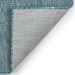 Discount Kirklands Home Aqua Intertwine Indoor/Outdoorr Area Rug, 6x9 Blue