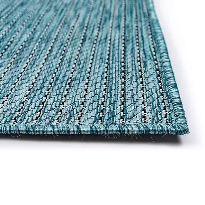 Sale Kirklands Home Aqua Intertwine Indoor/Outdoor Area Rug, 7x9 Blue