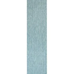 Clearance Kirklands Home Aqua Intertwine Indoor/Outdoor Runner Blue