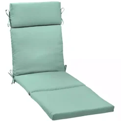 Kirklands Home Aqua Leala Texture Outdoor Chaise Cushion Blue