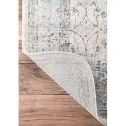 New Kirklands Home Aqua Rio Vintage Area Rug, 4x6
