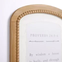 Discount Kirklands Home Arched Proverbs Verse Beaded Wall Plaque