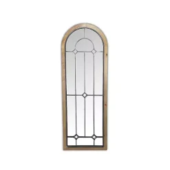 Hot Kirklands Home Arched Windowpane Wall Mirror