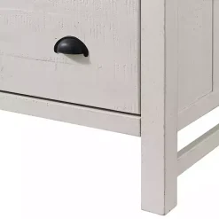 Kirklands Home Arden Wood 6-Drawer Dresser White