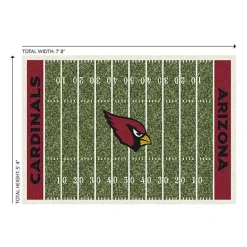 Outlet Kirklands Home Arizona Cardinals Home Field Area Rug, 6x8