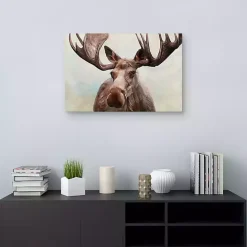 Hot Kirklands Home Artful Moose Canvas Art Print Brown