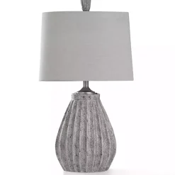 Kirklands Home Arther Aged Stone Table Lamp Tan