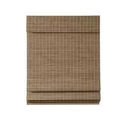 Outlet Kirklands Home Ash Bamboo Light Filtering Roman Shade, 33 in. Brown