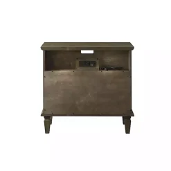Discount Kirklands Home Ash 2-Drawer Wood Nightstand Brown