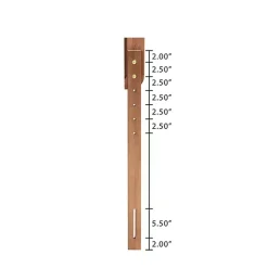 Best Kirklands Home Ash Walnut Wood Panel Full Headboard Brown