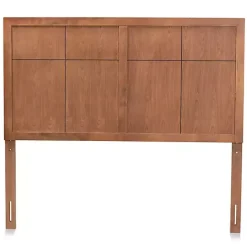 Discount Kirklands Home Ash Walnut Wood Panel Queen Headboard Brown