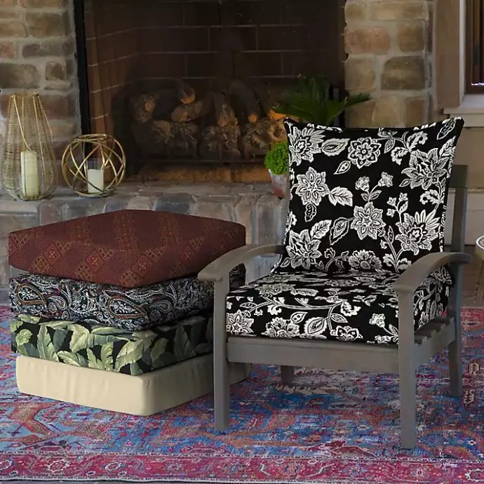 Best Kirklands Home Ashland Jacobean 2-pc. Outdoor Deep Seat Cushion