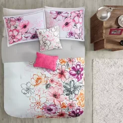 New Kirklands Home Ashley Floral California King 5-pc. Comforter Set