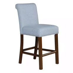 Clearance Kirklands Home Aubrey Upholstered 2-pc. Counter Stool Set Blue