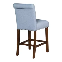 Clearance Kirklands Home Aubrey Upholstered 2-pc. Counter Stool Set Blue