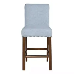 Clearance Kirklands Home Aubrey Upholstered 2-pc. Counter Stool Set Blue