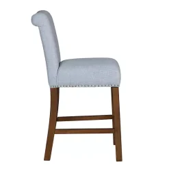 Clearance Kirklands Home Aubrey Upholstered 2-pc. Counter Stool Set Blue