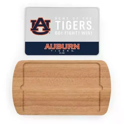 Kirklands Home Auburn Tigers Wood and Glass Serving Board