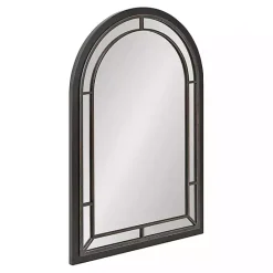 Clearance Kirklands Home Audubon Wood Arch Wall Mirror, 24x36 in. Black