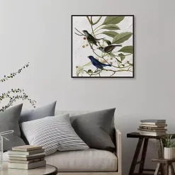 Discount Kirklands Home Audubon Indigo Bird Framed Canvas Art Print