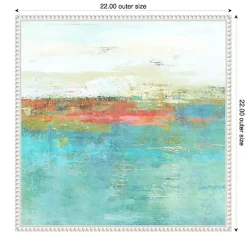 Hot Kirklands Home August Haze Framed Canvas Art Print