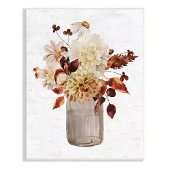 Discount Kirklands Home Autumn Flower Bouquet Wall Plaque