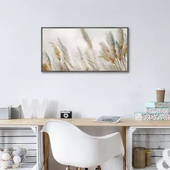 Discount Kirklands Home Autumn Reeds Framed Canvas Art Print