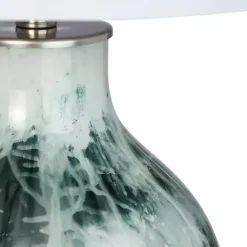 Outlet Kirklands Home Azure Blue Ocean Table Lamp White