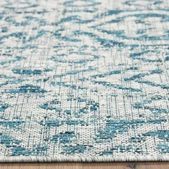 Sale Kirklands Home Azure Terrace Sun Shower Outdoor Area Rug, 7x9