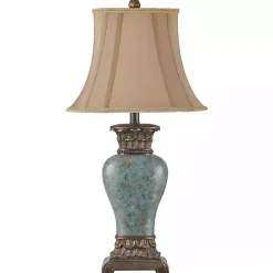 Sale Kirklands Home Barbados Blue Traditional Table Lamp Tan