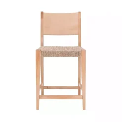 Best Kirklands Home Basketweave Seat Counter Stools, Set of 2 Tan