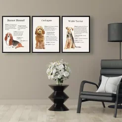 Online Kirklands Home Basset Hound Facts Framed Wall Plaque