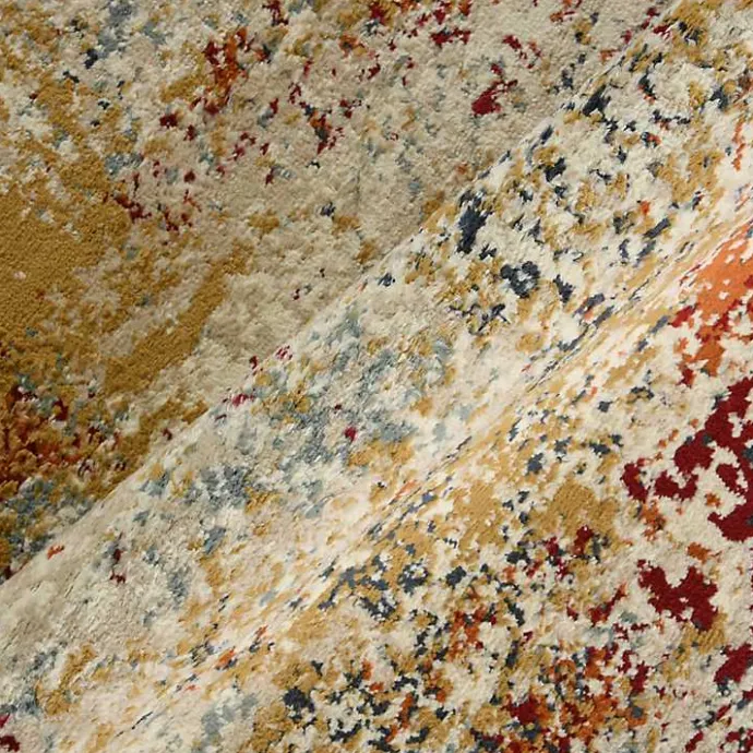Discount Kirklands Home Bastia Ivory Orange Accent Rug, 2x3 Multi