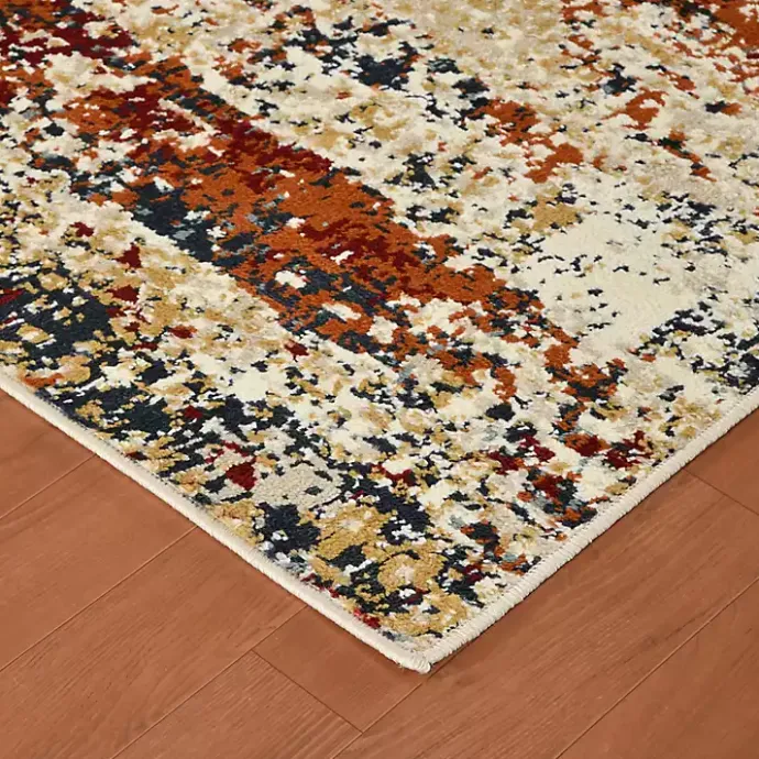 Discount Kirklands Home Bastia Ivory Orange Accent Rug, 2x3 Multi