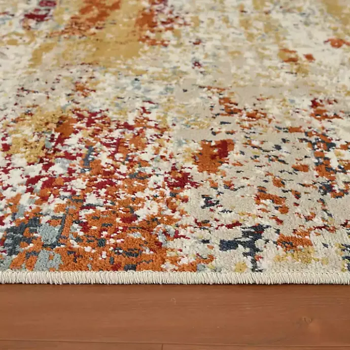 Discount Kirklands Home Bastia Ivory Orange Accent Rug, 2x3 Multi